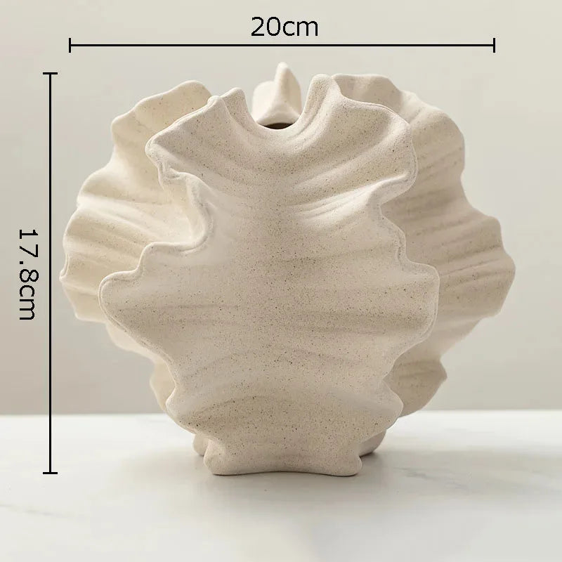 Creative Irregular Wrinkle Tabletop Vase