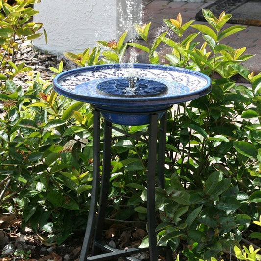 Solar-Powered Outdoor Fountain