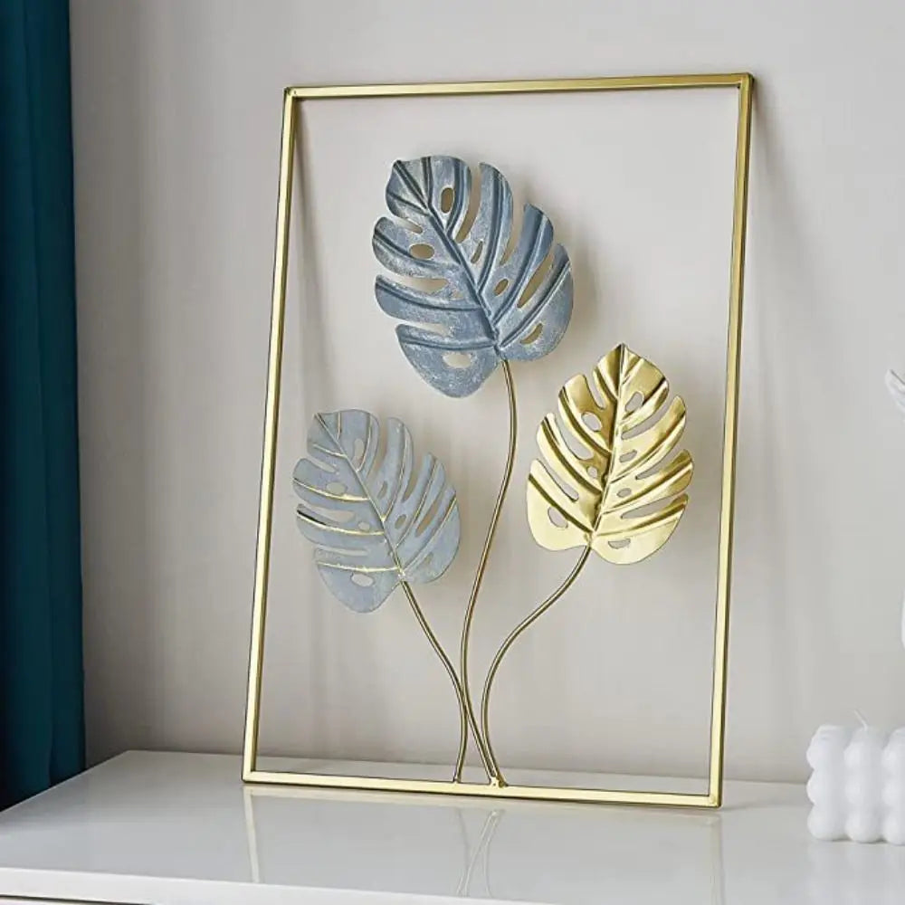 Modern Metal Leaf Wall Decoration