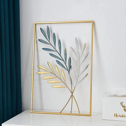 Modern Metal Leaf Wall Decoration