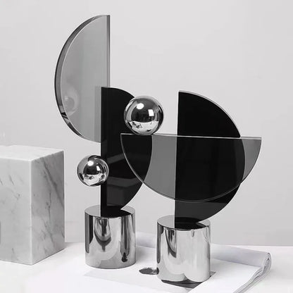 Modern Geometric Resin Ornaments