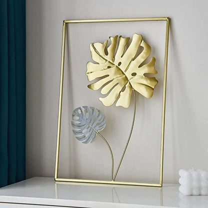 Modern Metal Leaf Wall Decoration