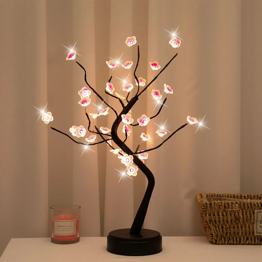 Cherry Blossom Bonsai LED Lamp