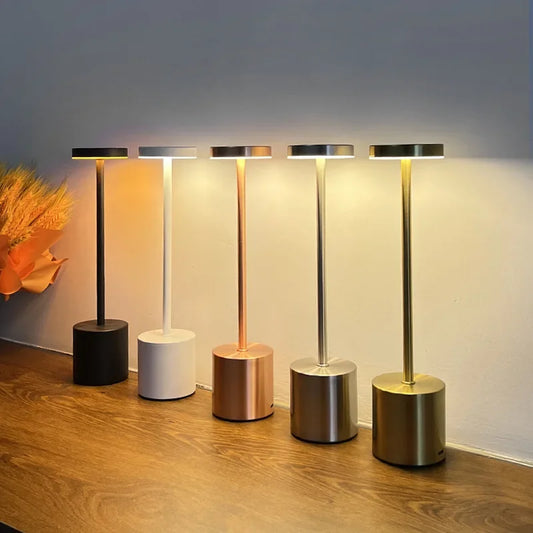 Modern Aluminum Cordless LED Table Lamp