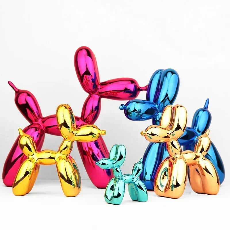 Resin Balloon Dog Sculpture