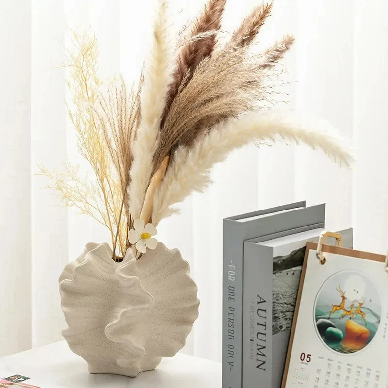 Creative Irregular Wrinkle Tabletop Vase