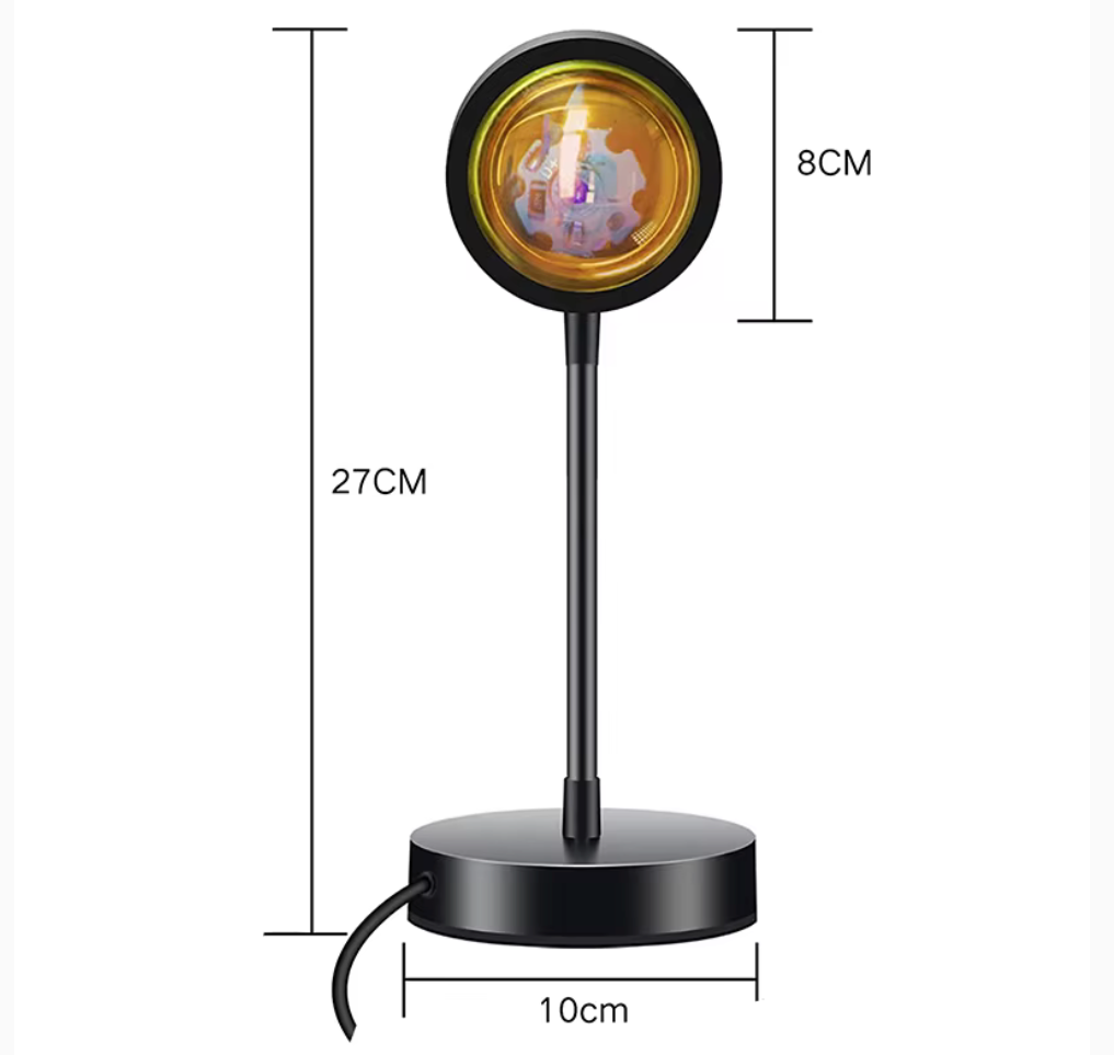 LED Sunset Projection Lamp
