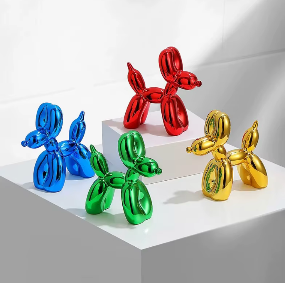 Resin Balloon Dog Sculpture
