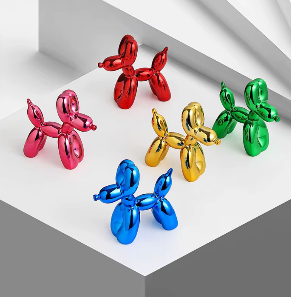 Resin Balloon Dog Sculpture