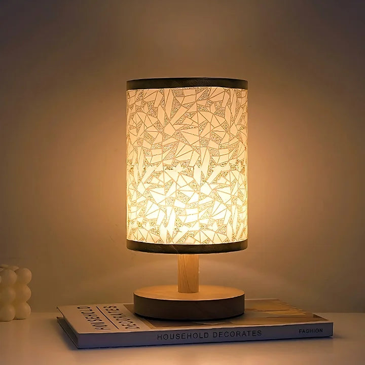 Japanese-Style Wooden Table Lamp