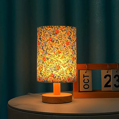 Japanese-Style Wooden Table Lamp