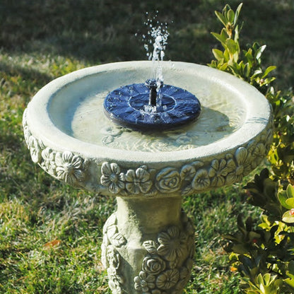 Solar-Powered Outdoor Fountain